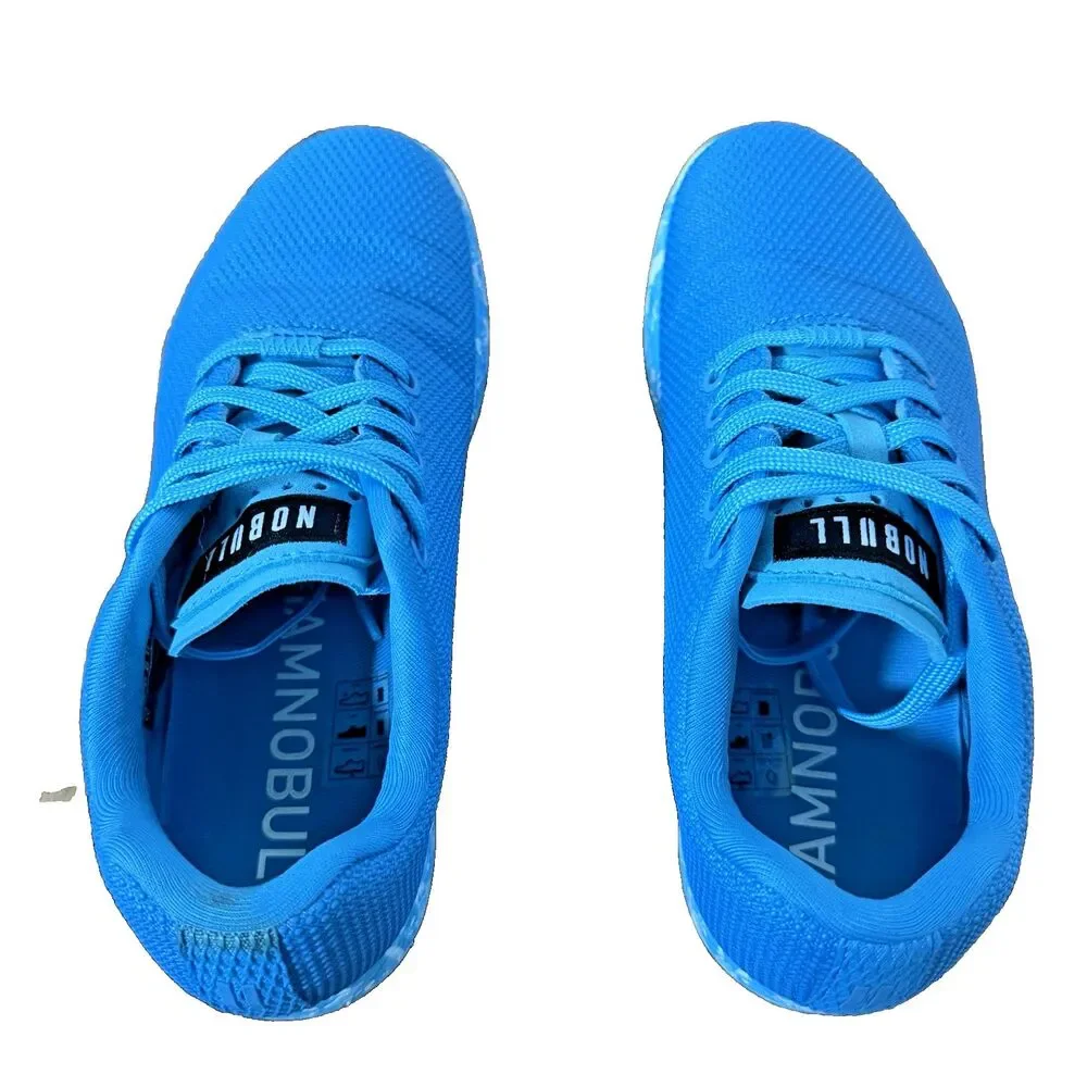 NOBULL SuperFabric Outwork Trainer Blue Marble 6 M 7.5 W CrossFit Sneakers Shoes